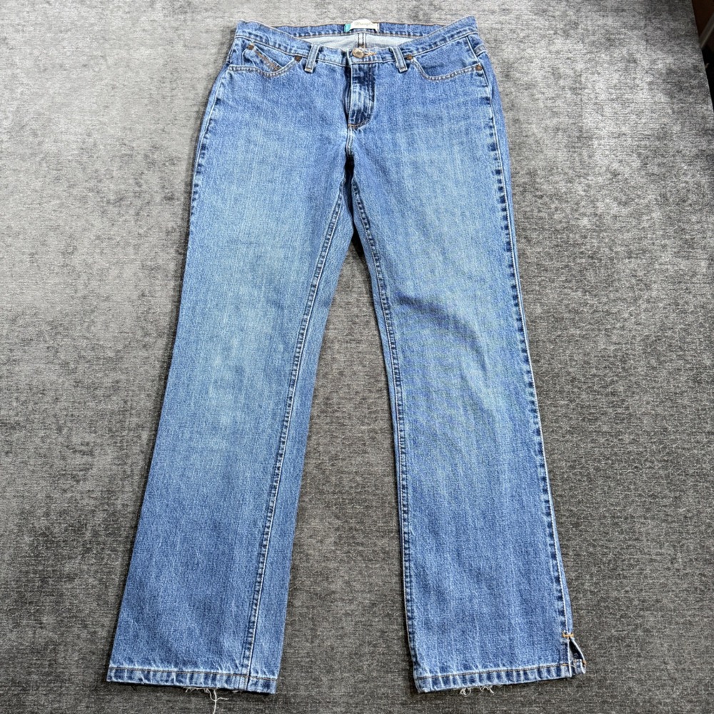Wrangler Cowgirl Cut Cash Jeans Medium Wash Straight Leg 9/10x32 WRC10AS